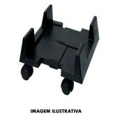 Suporte para Gabinete com Rodinhas Preto