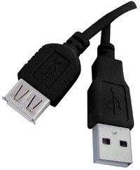 Cabo Extensor Usb A Femea X A Macho 1,8m